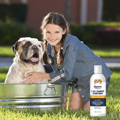 2-in-1 Natural Puppy Shampoo & Conditioner for Sensitive Skin