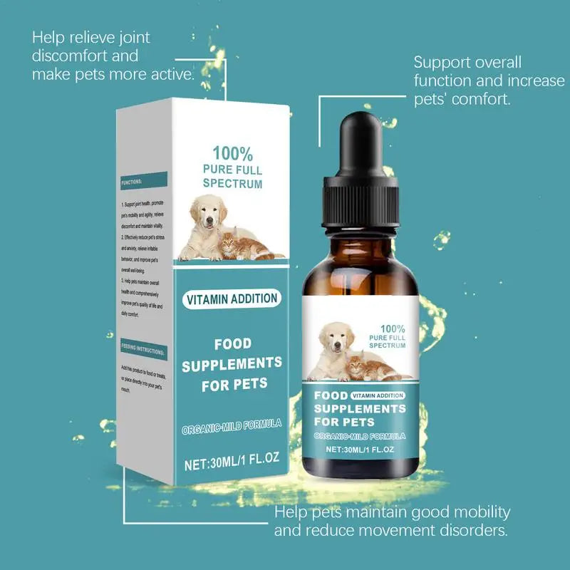 30ml Pet Nutrition Supplements for Dogs & Cats - Body Health Formula