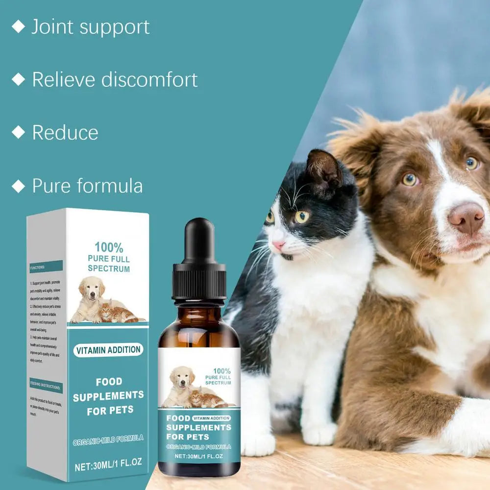 30ml Pet Nutrition Supplements for Dogs & Cats - Body Health Formula