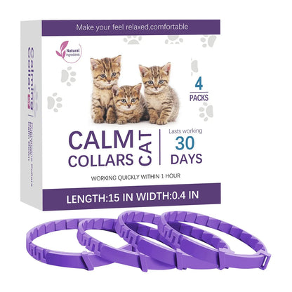 Stress-Relief Collars - Pack of 4 for Your Pet’s Comfort and Relaxation