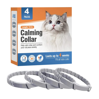 Stress-Relief Collars - Pack of 4 for Your Pet’s Comfort and Relaxation