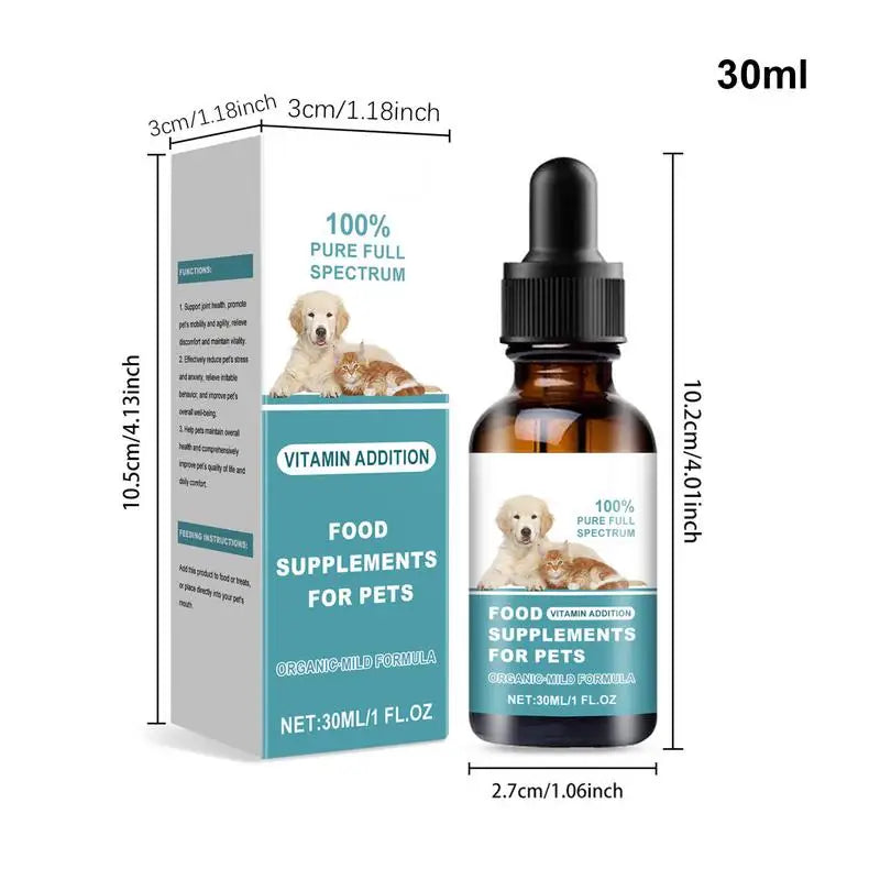 30ml Pet Nutrition Supplements for Dogs & Cats - Body Health Formula