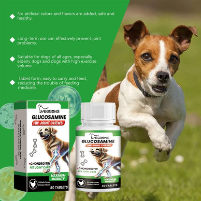 Joint Care Chewable Tablets for Dogs - 80 Mobility Supplements