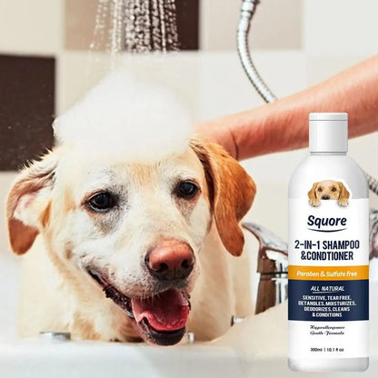 2-in-1 Natural Puppy Shampoo & Conditioner for Sensitive Skin