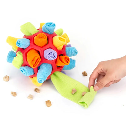 Multifunctional Dog Sniffing Puzzle Ball - Food-Dispensing Toy for Boredom Relief